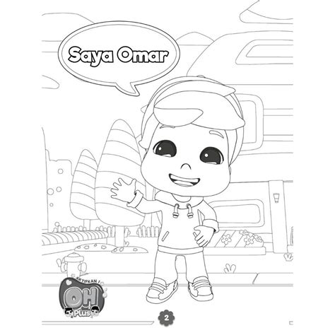 Omar Hana Coloring Pages - J-Net USA