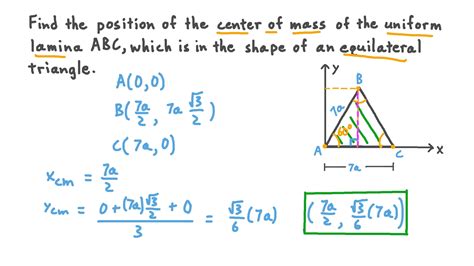 Center of mass of isosceles right triangle - waygolf