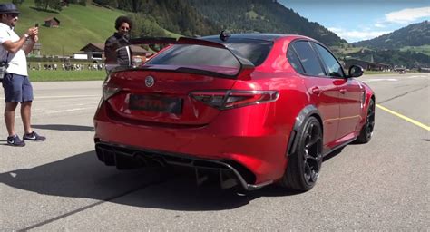 Stunning New Alfa Romeo Giulia GTAm Filmed Roaming In The Wild | Carscoops