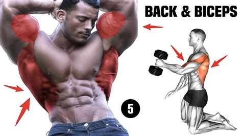 Back and Biceps Superset Workout at the Gym | 5 Effective Exercises - YouTube