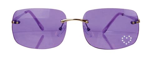 Justice Girls Purple Frameless Sunglasses with Heart India | Ubuy