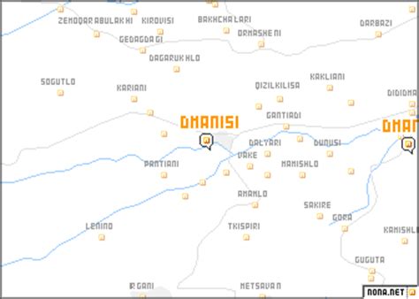 Dmanisi (Georgia) map - nona.net