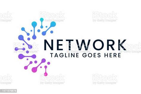 Network Science Data Technology Logo Business Company Connection Sign Symbol Stock Illustration ...