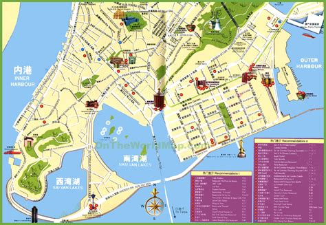 Macau tourist map