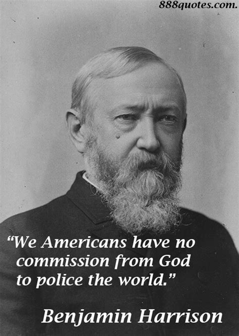 Benjamin Harrison Quotes. QuotesGram