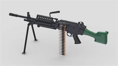 Mk 48 Machine Gun - Buy Royalty Free 3D model by Frezzy (@frezzy3d ...