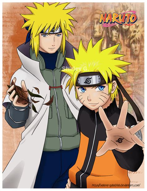 Naruto and Minato by Selene-Galadriel on DeviantArt