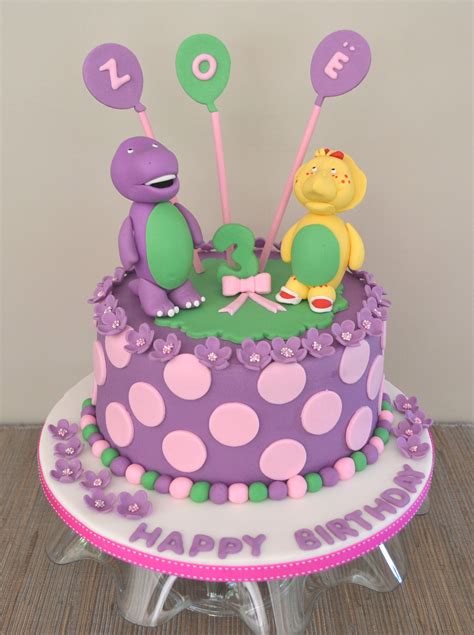 Barney and Friends birthday cake Barney Birthday Cake, Barney Cake, Barney Party, Friends ...