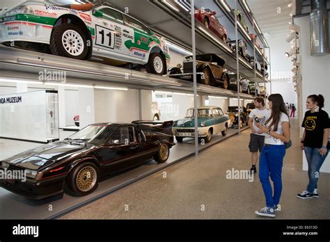 Mladá Boleslav, Czech Republic, Skoda museum right next to the main ...