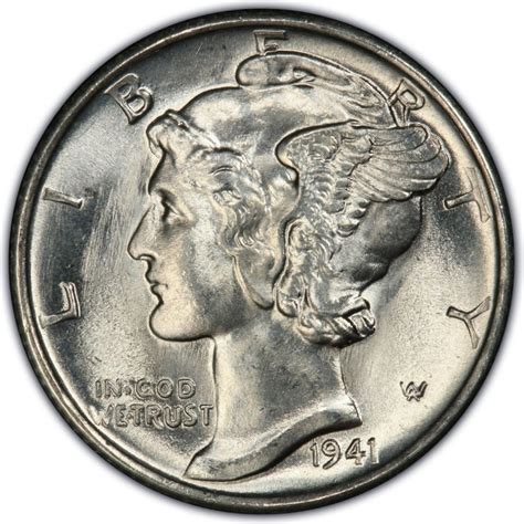 1941 Mercury Dime Values and Prices - Past Sales | CoinValues.com