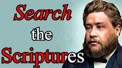 Search the Scriptures - Charles Spurgeon Audio Sermons - YouTube