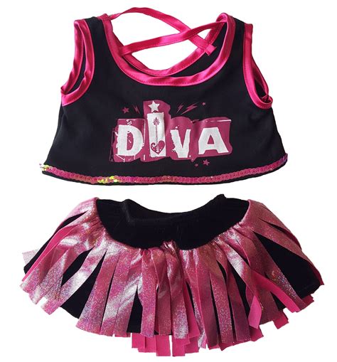 Diva Girl Outfit Teddy Bear Clothes Fits Most 14" - 18" Build-a-bear ...