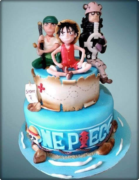 One Piece! | Anime cake, One piece birthdays, Cake design