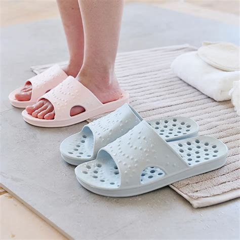 xiniu Women Ladies Shower Sandals Quick Drying Bathroom Soft Sole House ...