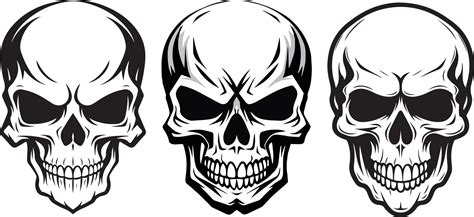 skull head Halloween 26384801 Vector Art at Vecteezy