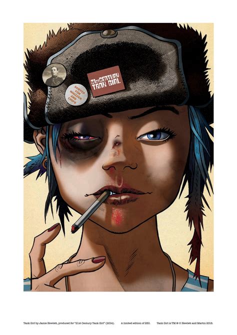 21st Century Tank Girl - G2 Jamie Hewlett Fine Art Giclee Print | TANK GIRL