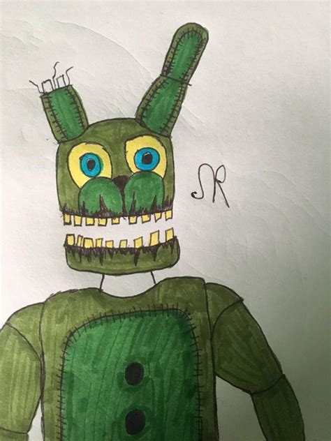 Plushtrap drawing | Five Nights At Freddy's Amino