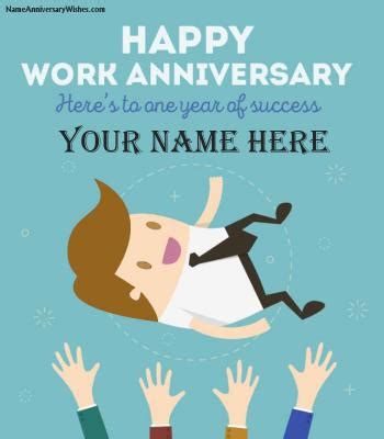 Happy 1 Year Work Anniversary With Name