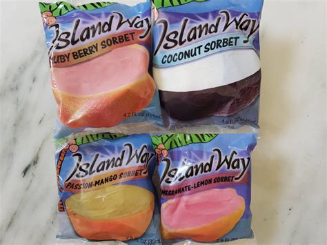 Island Way Sorbet In Fruit Shells - Costco + Flavor Ranking