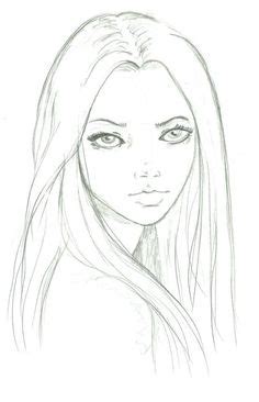 Easy Face Pencil Sketch