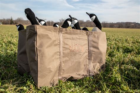 6 Slot Fullbody Goose Decoy Bag | Bulk Decoy Club