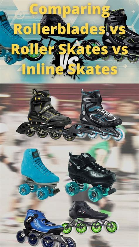 Comparing Rollerblades vs Roller Skates vs Inline Skates | Inline skating, Best roller skates ...