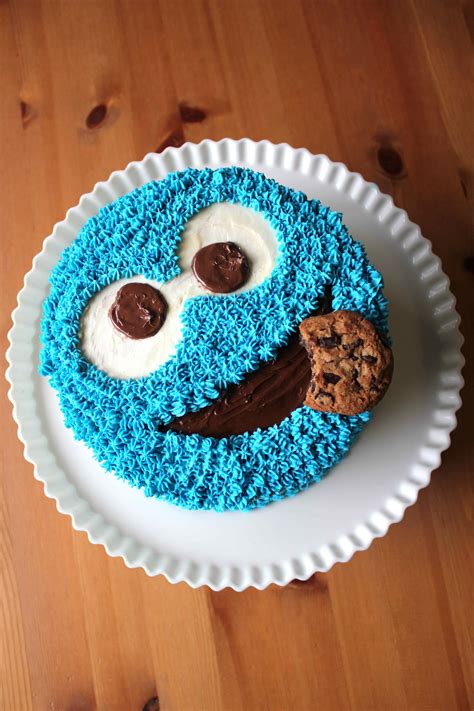 Cookie-Monster-Cake | Cake, Cookie monster cakes, Cookie monster cake