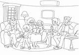 Family 4 Coloring Page  Free Printable Pages For Kids sketch template