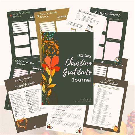 30 Day Christian Gratitude and Thanksgiving Journal - The Holy Mess