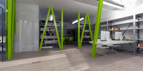 LOFT INTERIOR FOR GRAPHIC DESIGN STUDIO - Greta Mockutė