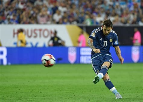 Everyone knew Argentina's Lionel Messi would score when he stepped up to take a first-half free ...