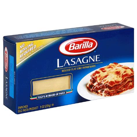 Barilla Pasta Lasagna Oven Ready (No Boiling Required)