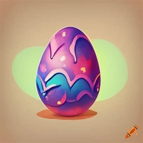 Magical egg stickers on Craiyon