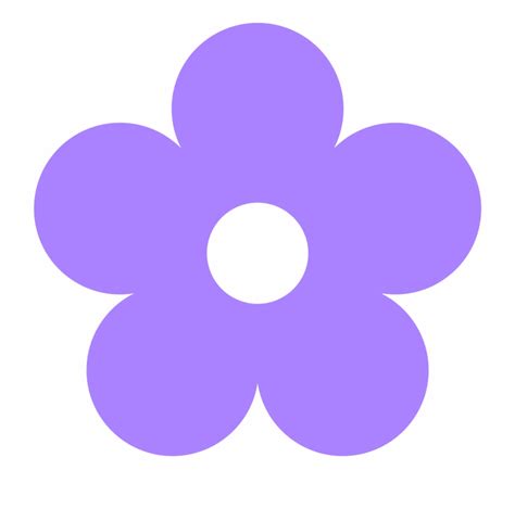 Clipart Royalty Free Stock Flower Flower Violet Clip - Clip Art Library