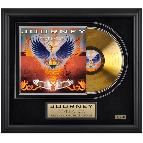 Journey "Revelation" Autographed Limited Edition Framed Gold Record ...