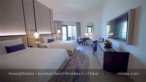 Rooms & Suites @ Amwaj Rotana Hotel at Jumeirah Beach Residence, Dubai ...