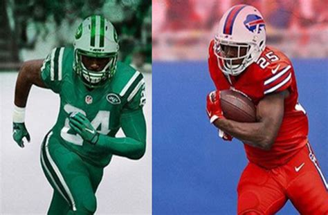 Buffalo Bills and New York Jets officially unveil Color Rush uniforms ...