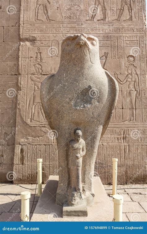 Statue Of Horus In Edfu Temple Royalty-Free Stock Photo | CartoonDealer.com #22401171