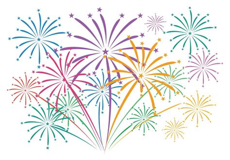 Fireworks with background vector 161933 Vector Art at Vecteezy