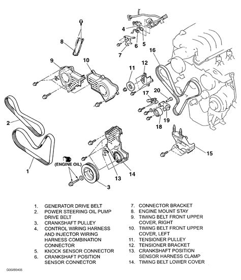 2005 Mitsubishi Endeavor Engine Diagram