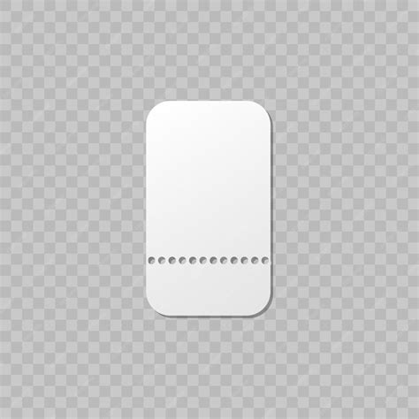 Premium Vector | Blank ticket mockup template movie lottery realistic ...