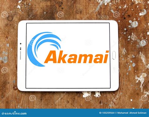 Akamai Technologies logo editorial stock image. Image of logos - 105259564