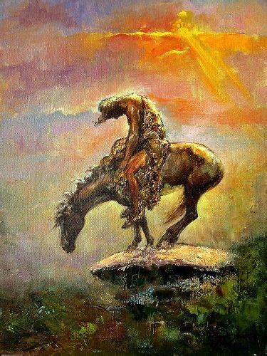 end of trail by Frank C. Yang | American indian artwork, Native american artwork, American ...