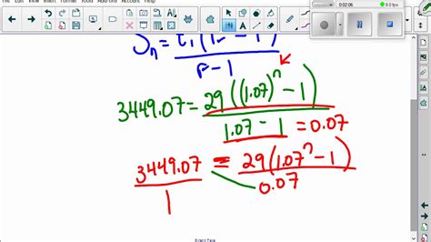 Unit 1 4 5 Solving for n in a Sn Formula Using Your Calculator - YouTube