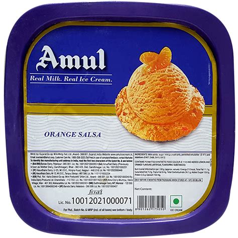 Amul Ice Cream - Orange Salsa, 1 Cup : Amazon.in: Grocery & Gourmet Foods