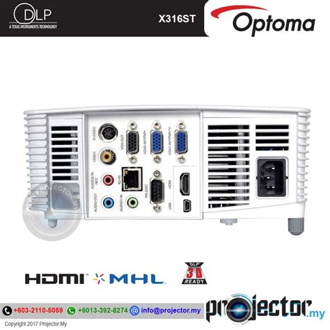 Optoma X316ST Short Throw Projector