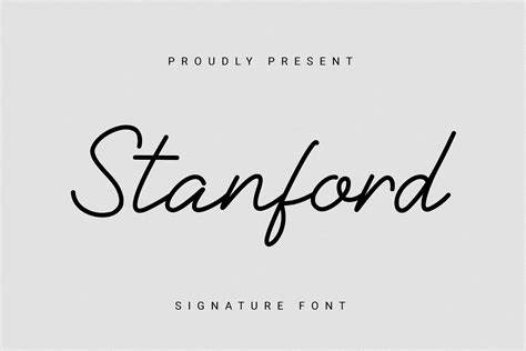 Stanford Script Font | Fontsera