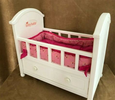 American Girl Doll Bitty Baby Crib Mattress bed bassinet mattress bumper 2008 #AmericanGirl ...