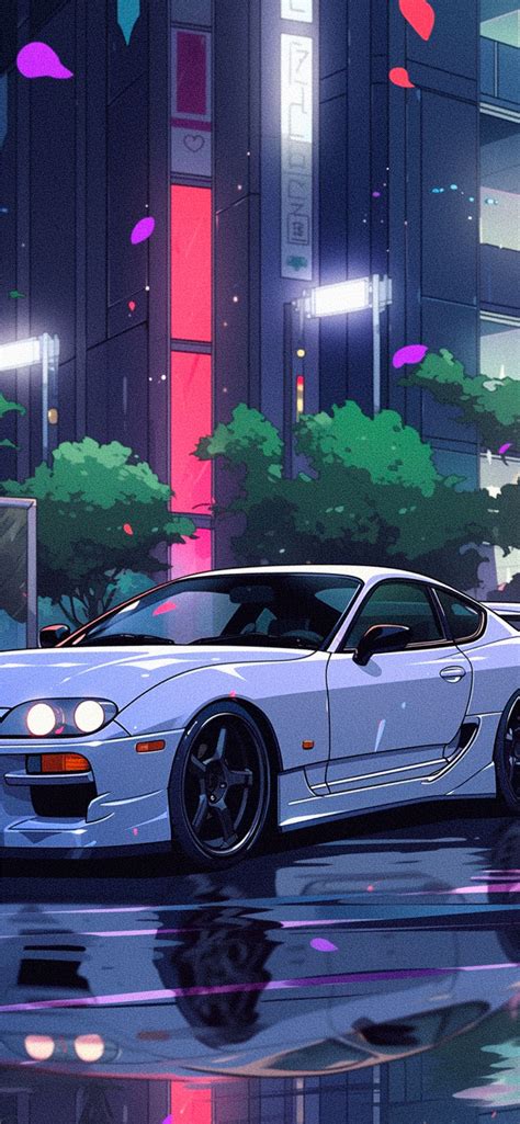 White Toyota Supra Anime Wallpapers - Toyota Supra Wallpapers 4k