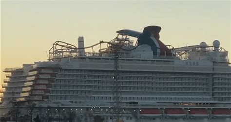 [Carnival Mardi Gras] World's first roller coaster on a cruise ship has began it's testing : r ...